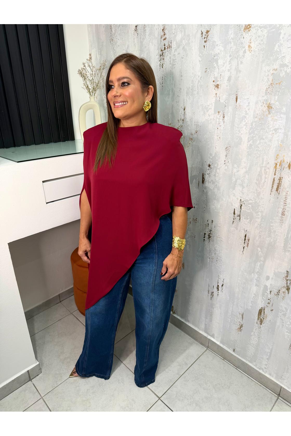 Dark Wash Wide Leg Denim Jeans